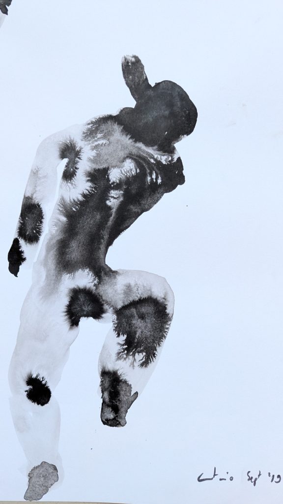 homme danse encre 2019