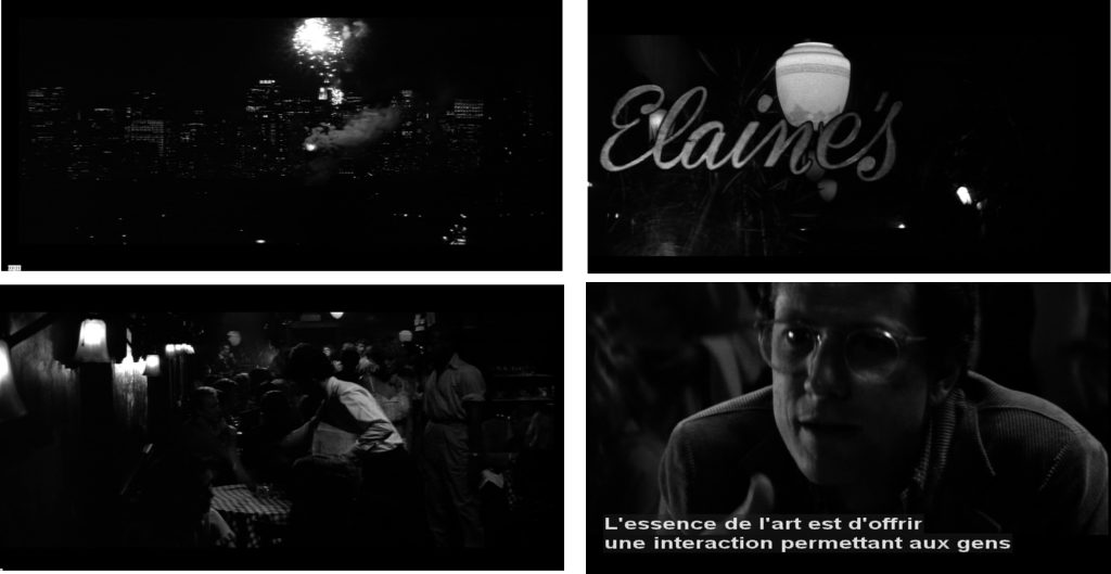succession de plan de début du film manhattan